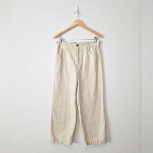 J.Crew Ecru High Rise Straight Pants 6